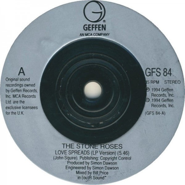 The Stone Roses/Love Spreads レコード The Stone Roses/Love Spreads レコード
