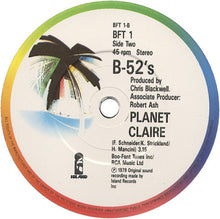 Load image into Gallery viewer, The B-52's : Rock Lobster / Planet Claire (7", Single)