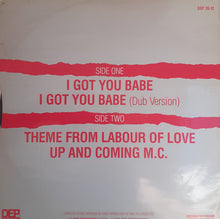 Load image into Gallery viewer, UB40 Guest Vocals By Chrissie Hynde : I Got You Babe (12", Single)