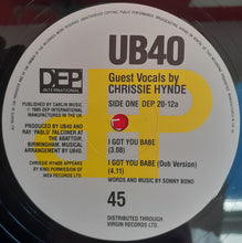 Load image into Gallery viewer, UB40 Guest Vocals By Chrissie Hynde : I Got You Babe (12", Single)