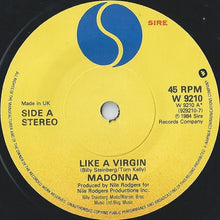 Load image into Gallery viewer, Madonna : Like A Virgin / Stay (7", Single, Pap)