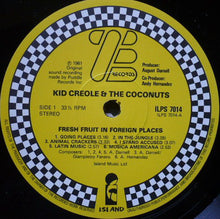 Load image into Gallery viewer, Kid Creole And The Coconuts : Fresh Fruit In Foreign Places (LP, Album, Yel)