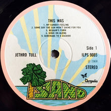 Load image into Gallery viewer, Jethro Tull : This Was (LP, Album, RP, Pal)