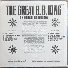 Load image into Gallery viewer, B. B. King And His Orchestra* : The Great B. B. King (LP, Album, RE)
