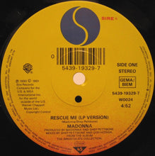 Load image into Gallery viewer, Madonna : Rescue Me (7")