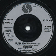 Load image into Gallery viewer, Madonna : La Isla Bonita (Remix) (7", Single, Sil)