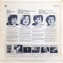 Load image into Gallery viewer, The Kinks : Well Respected Kinks (LP, Comp, Mono, Fli)