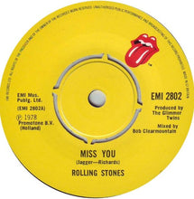 Load image into Gallery viewer, The Rolling Stones : Miss You (7", Single)