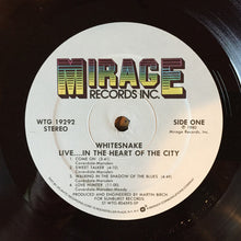 Load image into Gallery viewer, Whitesnake : Live... In The Heart Of The City (LP, Album, Spe)