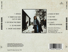 Load image into Gallery viewer, David Gilmour : David Gilmour (CD, Album, RE, RM)
