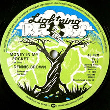 Load image into Gallery viewer, Dennis Brown / Joe Gibbs And The Professionals* : Money In My Pocket / Runnings Irie (12", Single)