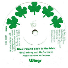 Load image into Gallery viewer, Wings (2) : Give Ireland Back To The Irish (7", Single, Sol)