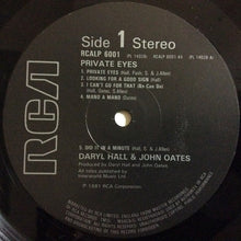 Load image into Gallery viewer, Daryl Hall & John Oates : Private Eyes (LP, Album, RE)