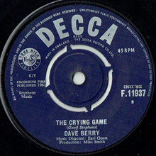 Load image into Gallery viewer, Dave Berry : The Crying Game (7", Single)