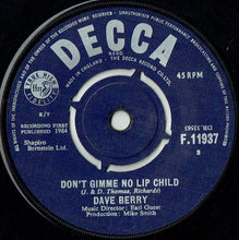 Load image into Gallery viewer, Dave Berry : The Crying Game (7", Single)