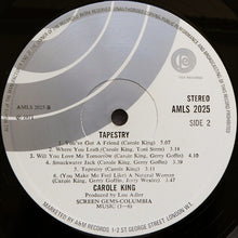 Load image into Gallery viewer, Carole King : Tapestry (LP, Album, Whi)
