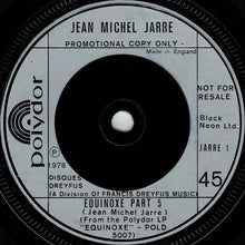 Load image into Gallery viewer, Jean-Michel Jarre : Equinoxe Part 5 (7", S/Sided, Single, Etch, Promo, Sil)