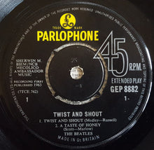 Load image into Gallery viewer, The Beatles : Twist And Shout (7", EP, Mono, RP, Fir)