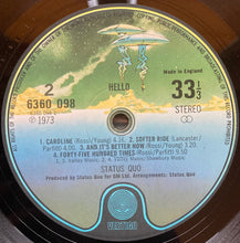 Load image into Gallery viewer, Status Quo : Hello! (LP, Album)