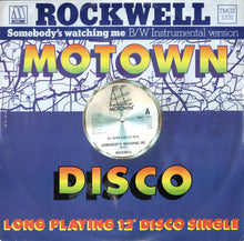 Load image into Gallery viewer, Rockwell : Somebody's Watching Me (12", Single, SW )