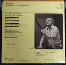 Load image into Gallery viewer, Mahler* - Edith Mathis, Doris Soffel, London Philharmonic Choir, London Philharmonic Orchestra, Klaus Tennstedt : Symphony No. 2 In C Minor 'Resurrection' (2xLP, Album)
