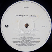 Load image into Gallery viewer, Pet Shop Boys : Actually (LP, Album)