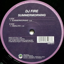 Load image into Gallery viewer, DJ Fire : Summermorning (12")