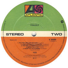 Load image into Gallery viewer, Yes : Fragile (LP, Album, RP, Gat)