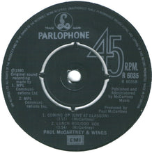 Load image into Gallery viewer, Paul McCartney : Coming Up (7", Single)