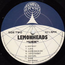 Load image into Gallery viewer, Lemonheads* : Lick (LP, Album)