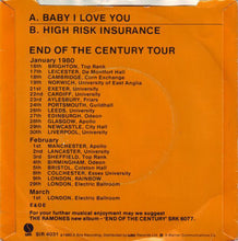 Load image into Gallery viewer, Ramones : Baby I Love You (7", Single, Lar)