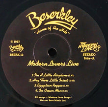 Load image into Gallery viewer, Modern Lovers* : Live (LP, Album)