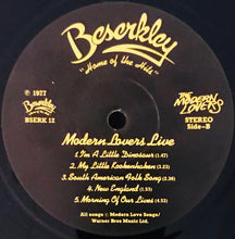 Load image into Gallery viewer, Modern Lovers* : Live (LP, Album)