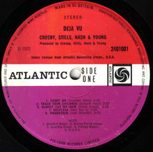 Load image into Gallery viewer, Crosby, Stills, Nash & Young / Greg Reeves & Dallas Taylor : Déjà Vu (LP, Album, RP, Gat)