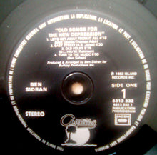 Load image into Gallery viewer, Ben Sidran : Old Songs For The New Depression (LP, Album)