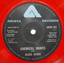 Load image into Gallery viewer, Blood Donor : Rubber Revolution (7", Single, Red)