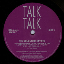 Load image into Gallery viewer, Talk Talk : The Colour Of Spring (LP, Album, RE, 180 + DVD-V, Album, RE, NTSC)