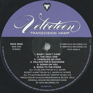 Transvision Vamp : Velveteen (LP, Album)