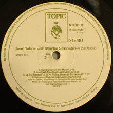 Load image into Gallery viewer, June Tabor With Martin Simpson : A Cut Above (LP, Album)