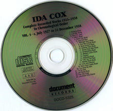 Load image into Gallery viewer, Ida Cox : Complete Recorded Works 1923-1938 In Chronological Order Volume 4 (1927-1938) (CD, Comp, RE)