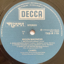 Load image into Gallery viewer, Camel : Moonmadness (LP, Album, Gat)