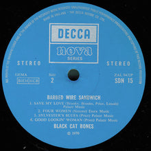 Load image into Gallery viewer, Black Cat Bones : Barbed Wire Sandwich (LP, Album)