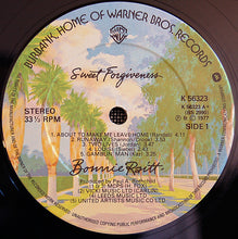 Load image into Gallery viewer, Bonnie Raitt : Sweet Forgiveness (LP, Album)