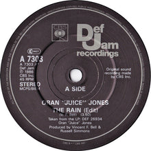 Load image into Gallery viewer, Oran 'Juice' Jones : The Rain (7", Single)