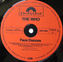 Load image into Gallery viewer, The Who : Face Dances (LP, Album)