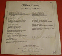 Load image into Gallery viewer, George Harrison : All Those Years Ago (7", Single)