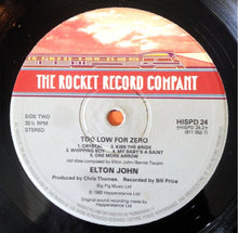 Load image into Gallery viewer, Elton John : Too Low For Zero (LP, Album, Die)