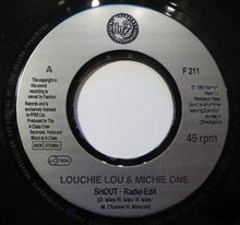 Load image into Gallery viewer, Louchie Lou & Michie One : Shout  (7", Single, Jukebox)