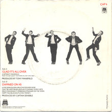 Load image into Gallery viewer, Captain Sensible : Glad It's All Over / Damned On 45 (7", Single)