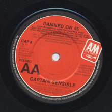 Load image into Gallery viewer, Captain Sensible : Glad It's All Over / Damned On 45 (7", Single)